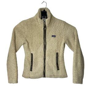 Patagonia Cream Fleece Full Zip Jacket Women’s Small Outdoor Winter Layer